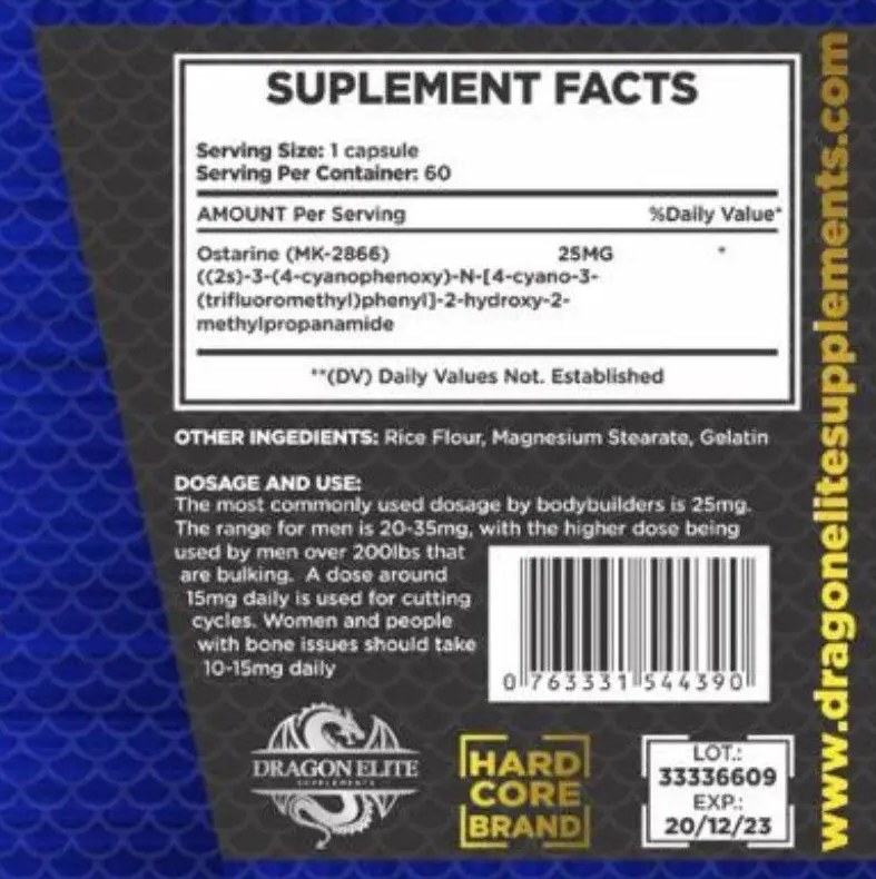 Ostarine (60) - Dragon Elite