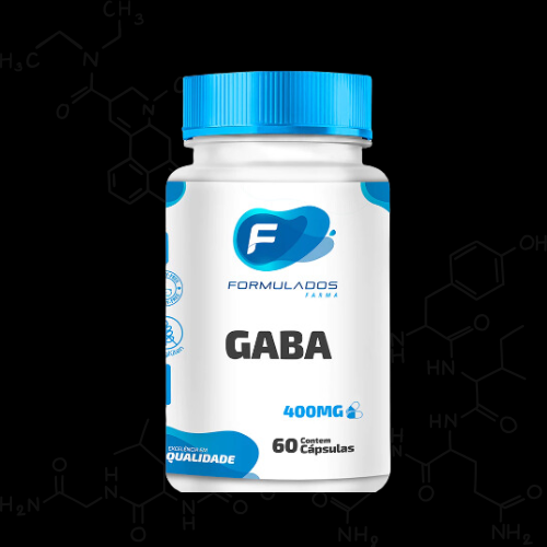 Gaba - Ácido Gama-aminobutírico 400mg 60 Cáps