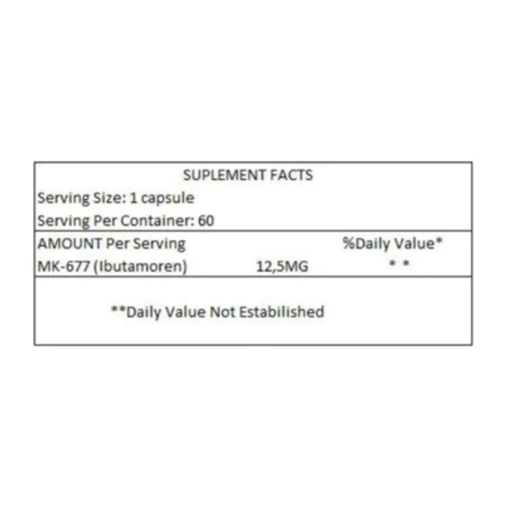 Mk-677 - 12,5mg 60 caps - Dragon Elite