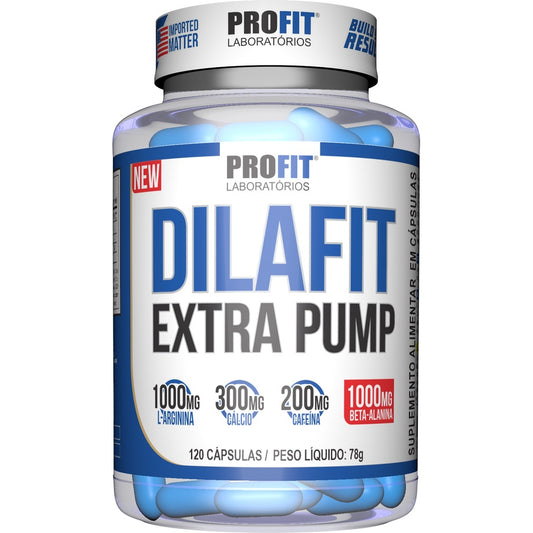 Dilafit Extra Pump - Vasodilatador - 120 Cápsulas - Profit