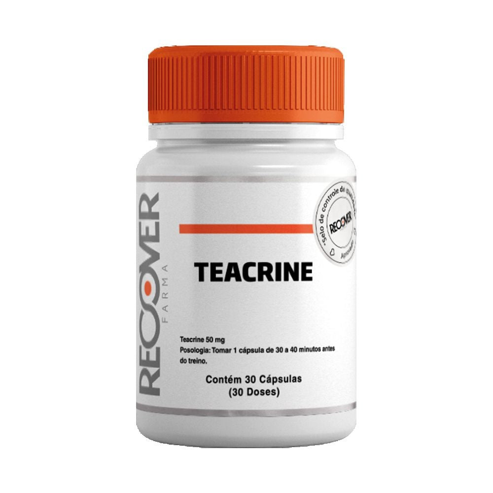 Teacrine 50mg - 30 Cápsulas (30 Doses)