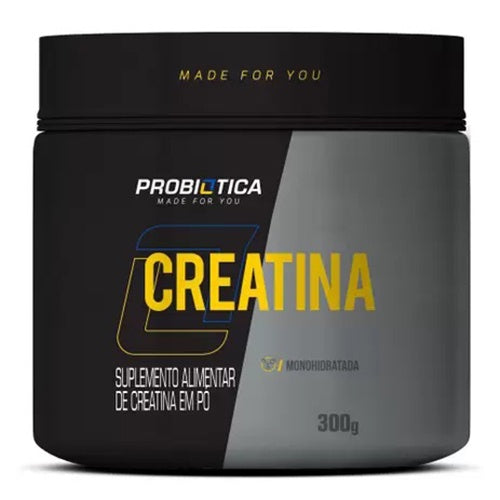 Creatina 300g em Pó 100% Pura Monohidratada Pote Probiotica