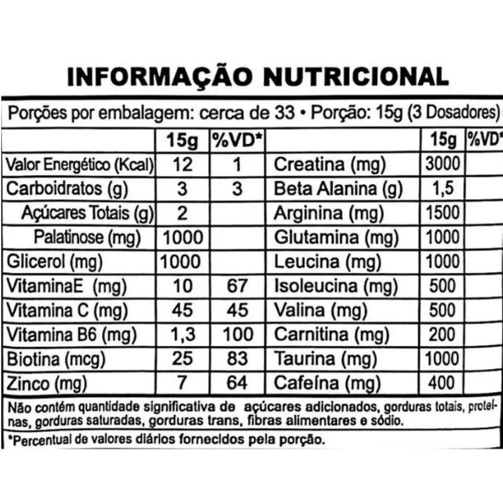 Pré Treino Psichotic Dragon 500g Demons Lab