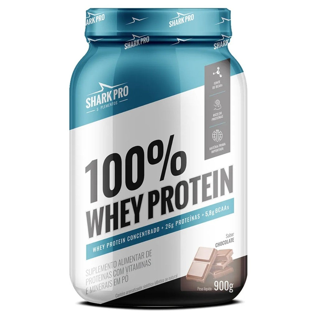 100% Whey Protein Pote 900g Shark Pro