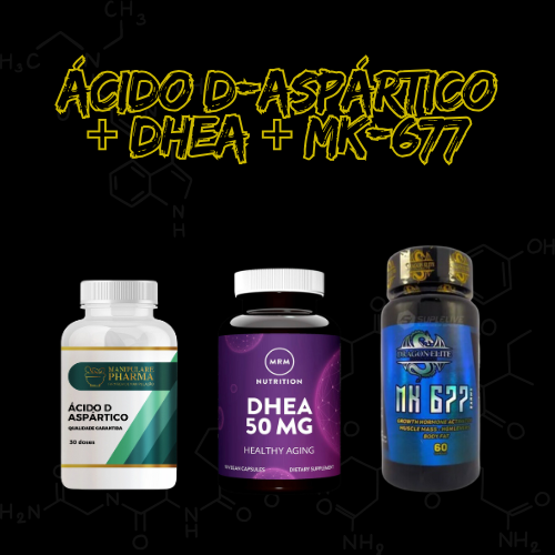 MK-677 + DHEA +  Ácido D-Aspártico (DAA)