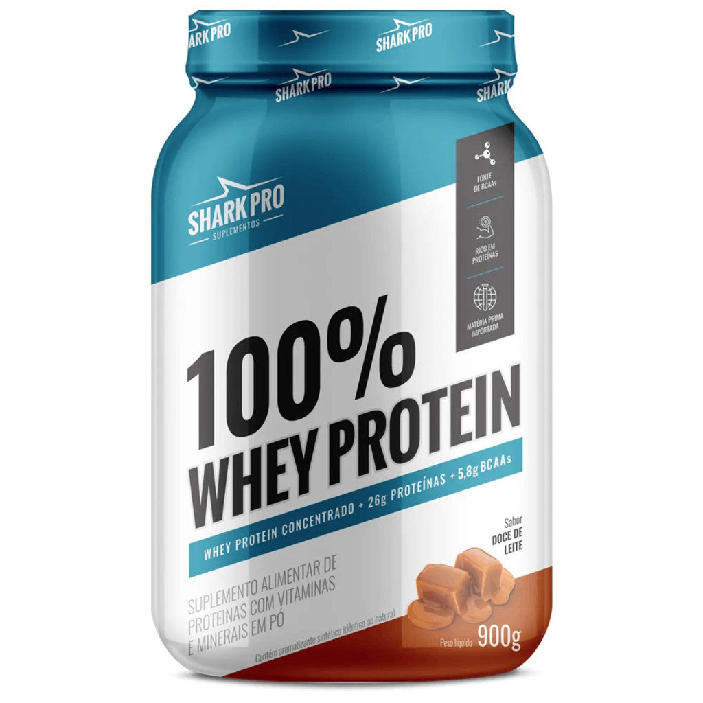 100% Whey Protein Pote 900g Shark Pro