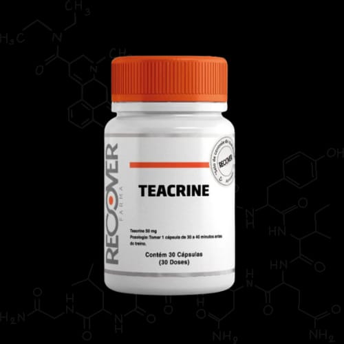 Teacrine 50mg - 30 Cápsulas (30 Doses)