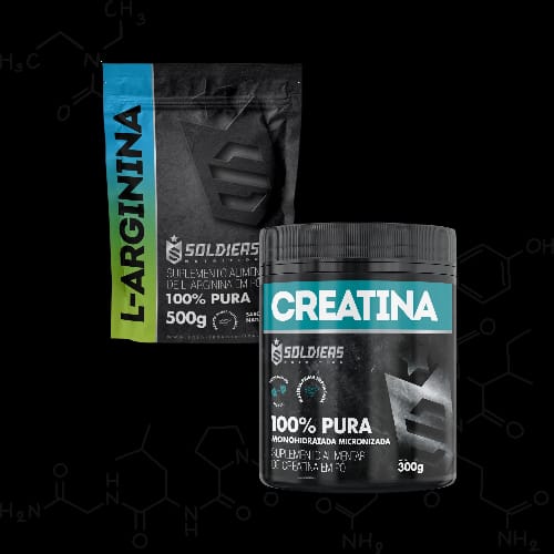 Combo L-Arginina + Creatina - Soldiers Nutrition