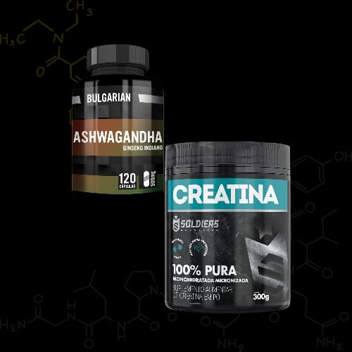 Combo Ashwagandha + Creatina