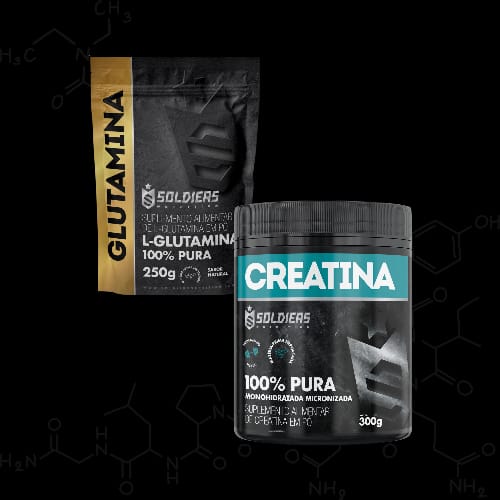 Combo Glutamina + Creatina - Soldiers Nutrition