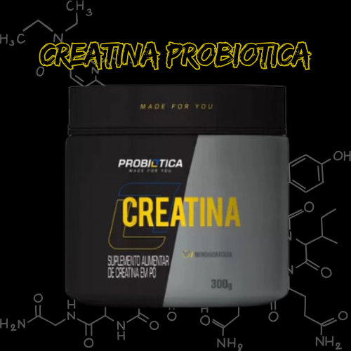 Creatina 300g em Pó 100% Pura Monohidratada Pote Probiotica