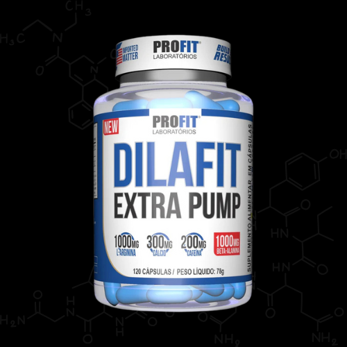Dilafit Extra Pump - Vasodilatador - 120 Cápsulas - Profit