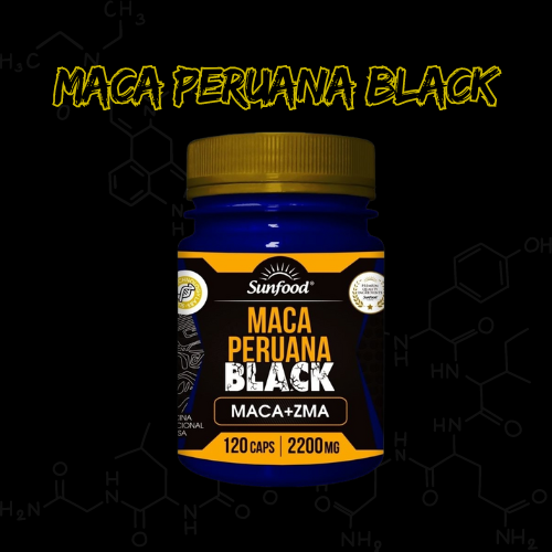 Maca Black 2200mg 120 Cápsulas Sunfood