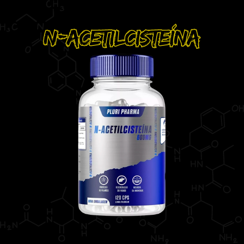 Nac - Acetilcisteina 600mg C/120 Cápsulas