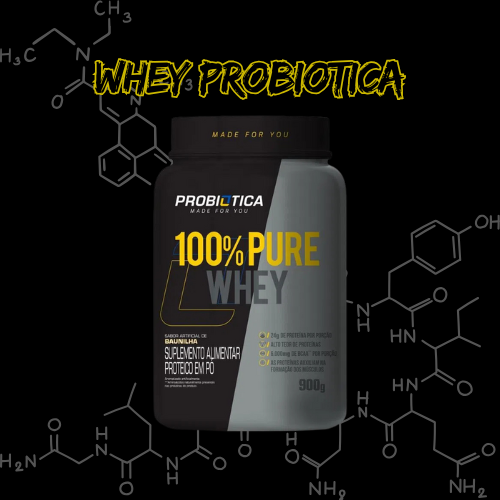 Whey Protein - 100% Pure Whey - Probiótica - 900g