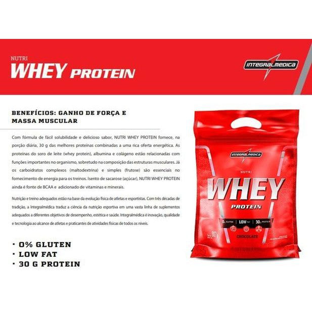 Nutri Whey Protein Refil 907g - Integralmedica