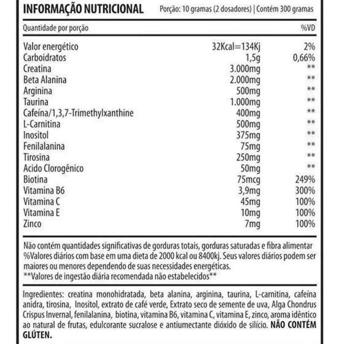 Pré Treino Psichotic Dragon Demons Labs 300g